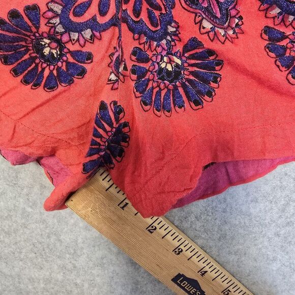 Angie Red and Black Patterned Romper - Picture 10 of 16